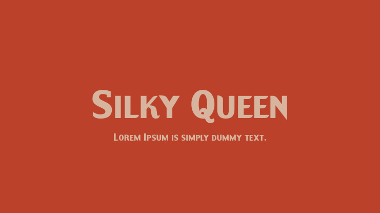 Silky Queen Font
