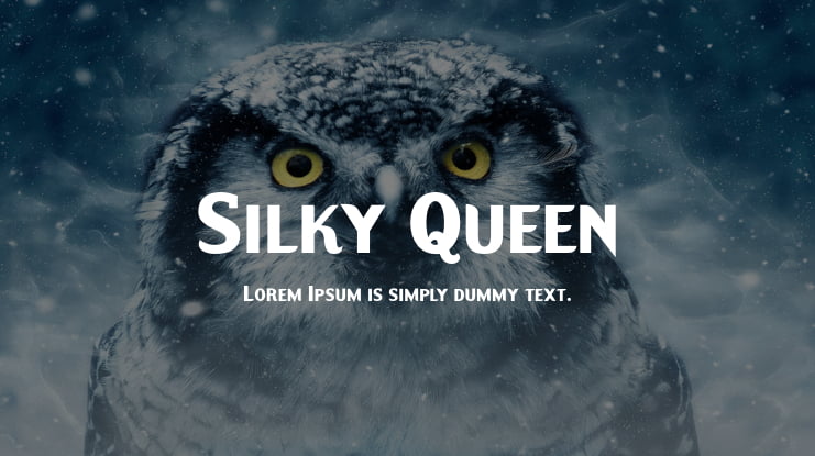 Silky Queen Font