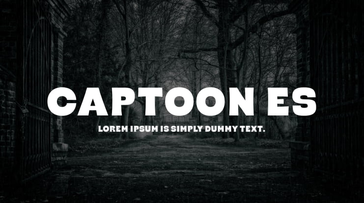 Captoon ES Font