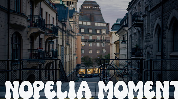 NOPELIA MOMENT Font
