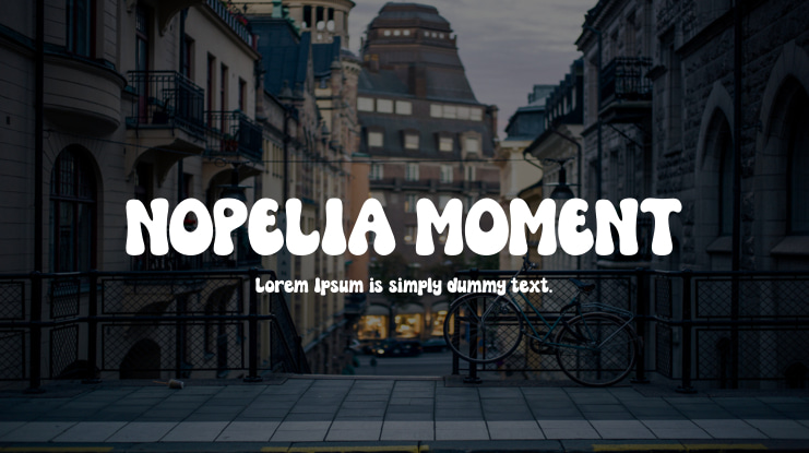 NOPELIA MOMENT Font