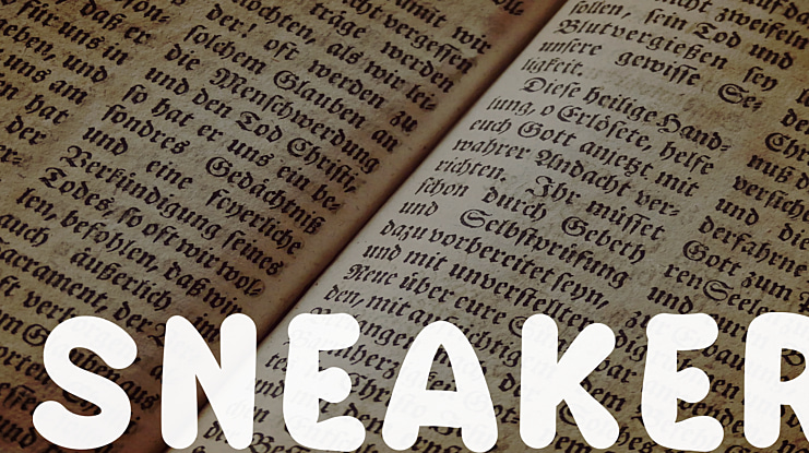 SNEAKER Font