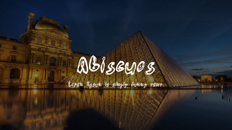 Abiscuos Font