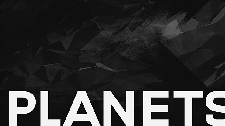 Planets Font
