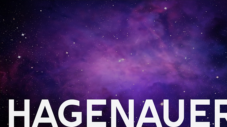 Hagenauer Font