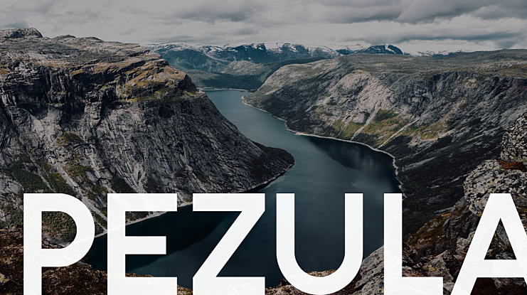 Pezula Font