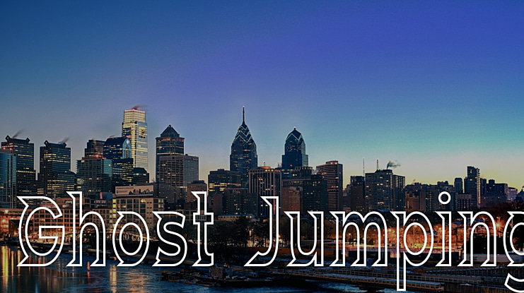 Ghost Jumping Font