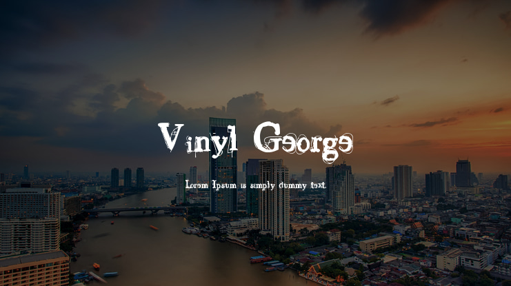 Vinyl George Font