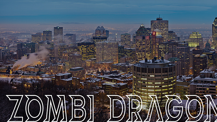 ZOMBI DRAGON Font