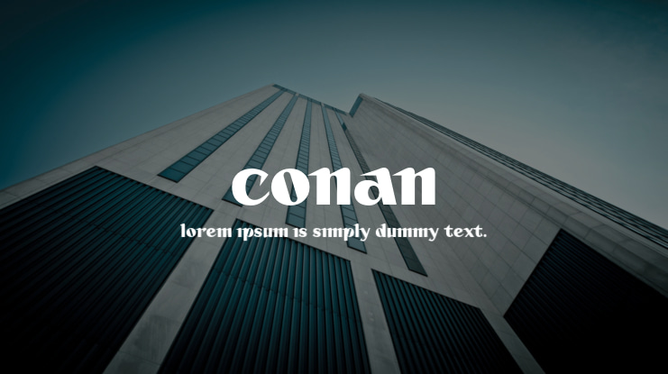 Conan Font