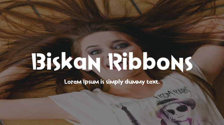 Biskan Ribbons Font