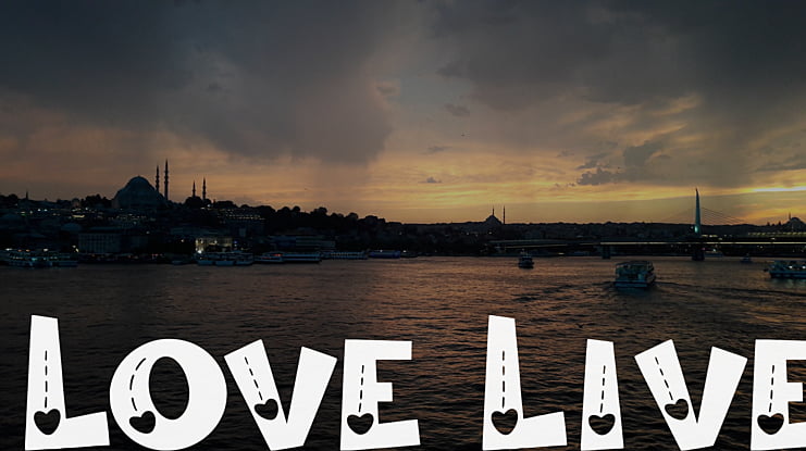 Love Live Font