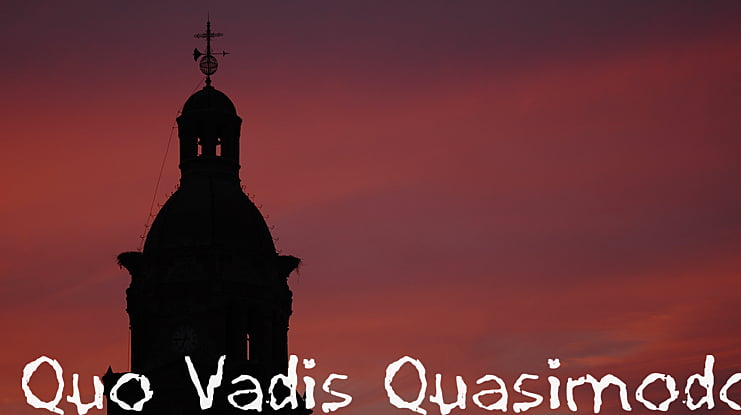 Quo Vadis Quasimodo Font