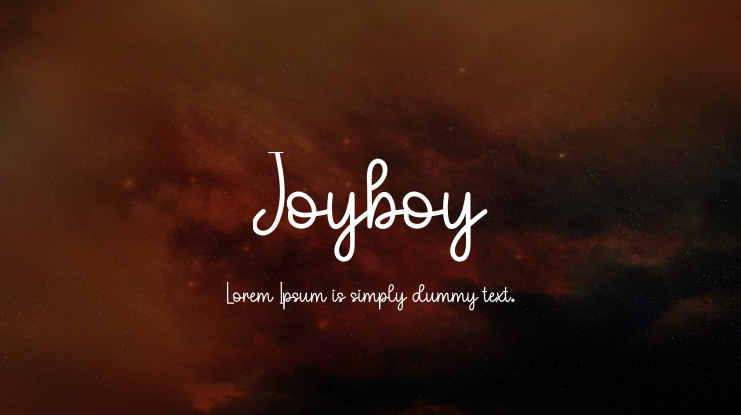 Joyboy Font