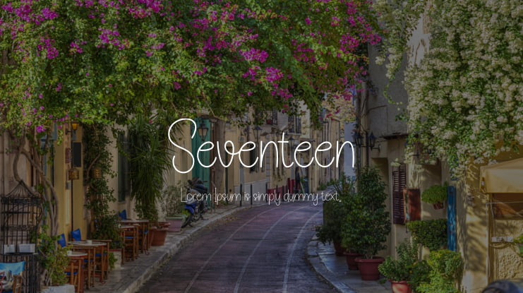 Seventeen Font