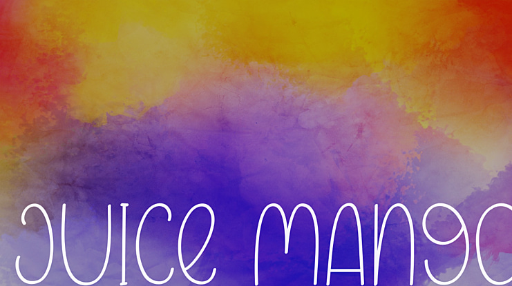 Juice Mango Font