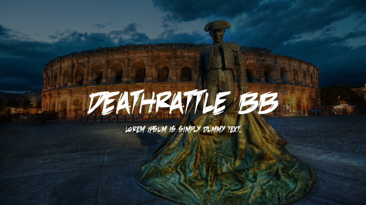 DeathRattle BB Font