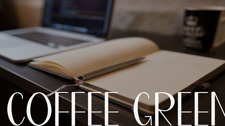 Coffee Green Font