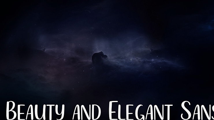 Beauty and Elegant Sans Font