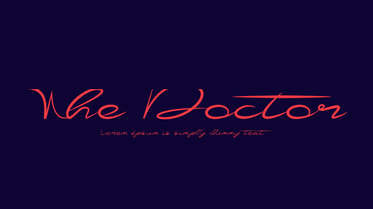 The Doctor Font