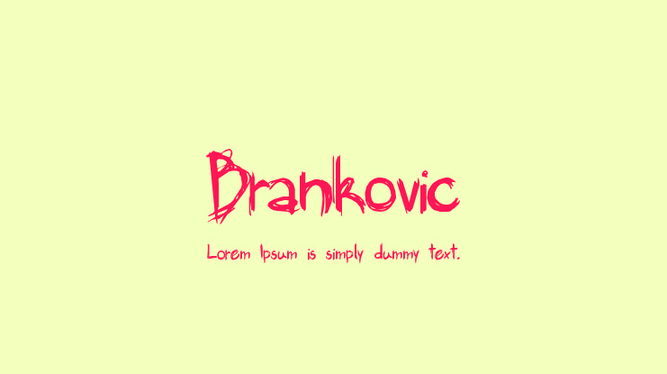 Brankovic Font