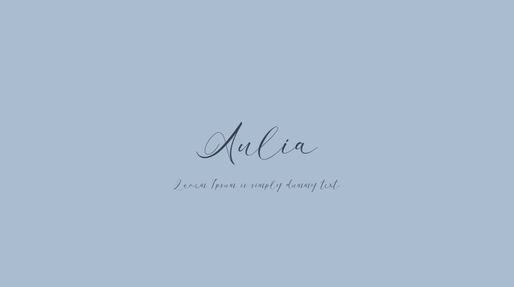 Aulia Font