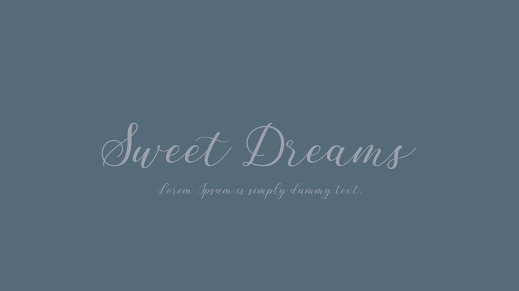 Sweet Dreams Font