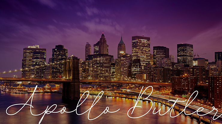 Apollo Butler Font