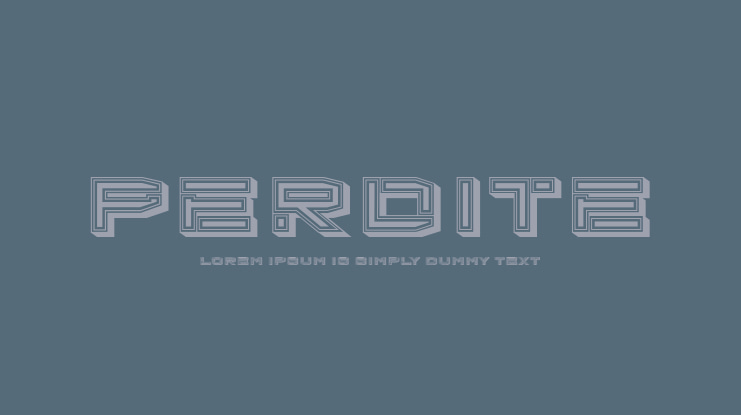 Perdite Font Family
