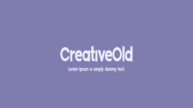 CreativeOld Font