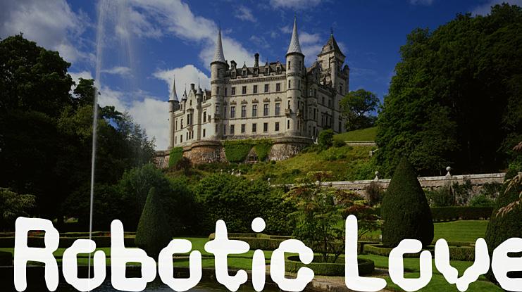 Robotic Love Font