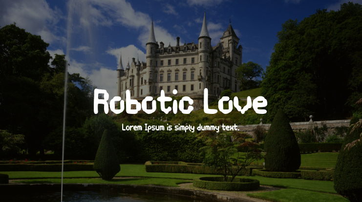 Robotic Love Font