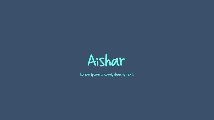 Aishar Font