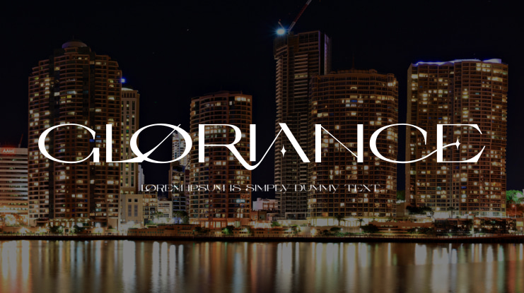 Gloriance Font