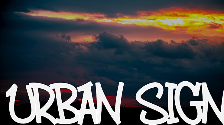 Urban Sign Font