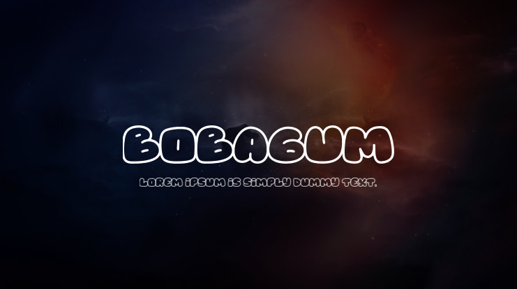 Bobagum Font