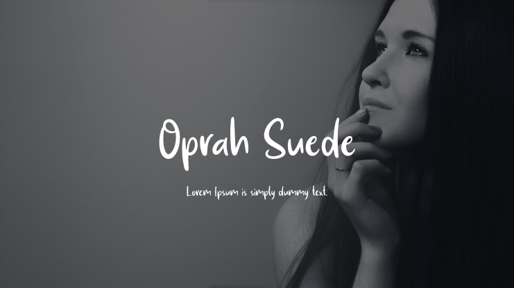 Oprah Suede Font