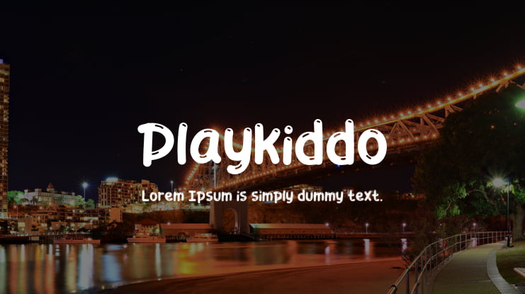 Playkiddo Font