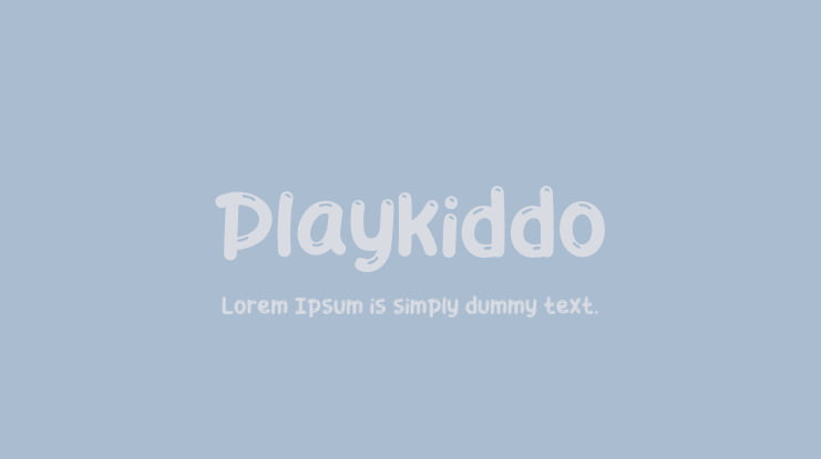 Playkiddo Font