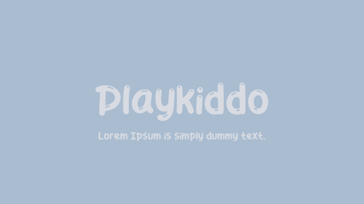 Playkiddo Font