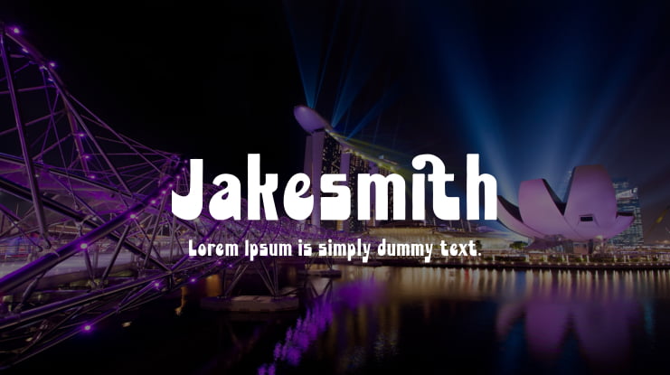 Jakesmith Font