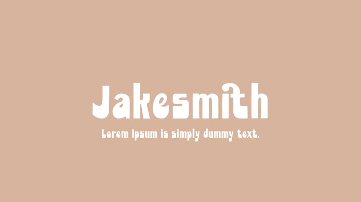 Jakesmith Font