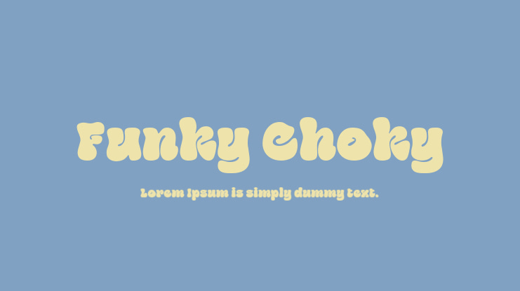 Funky Choky Font