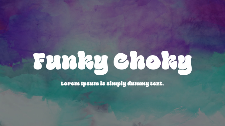 Funky Choky Font