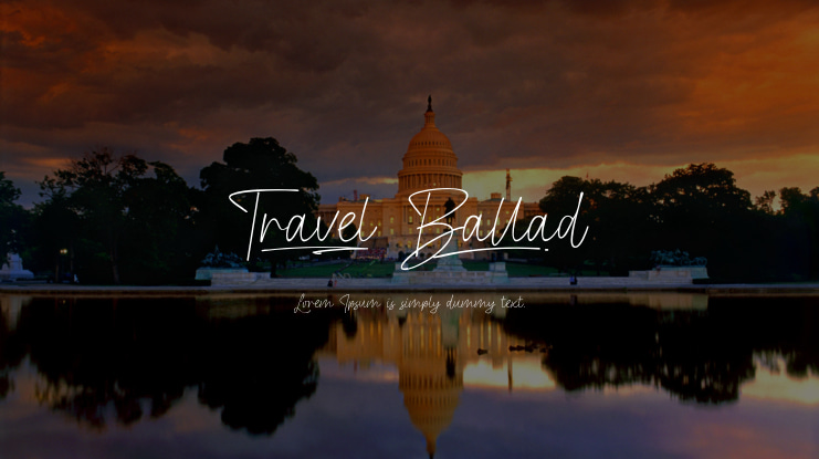 Travel Ballad Font