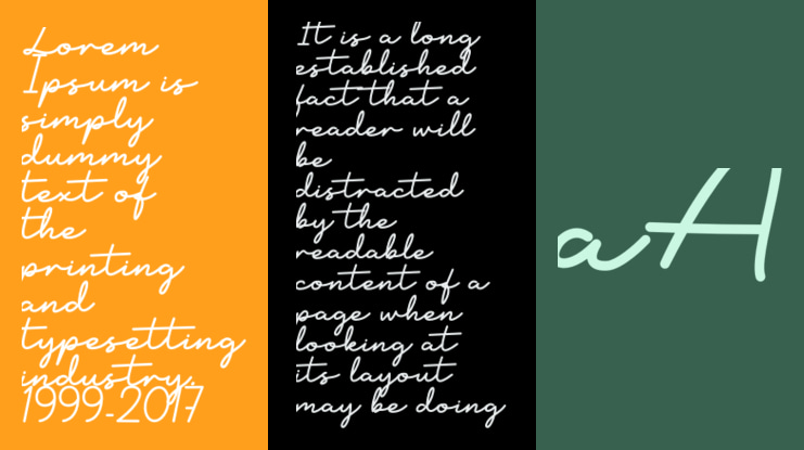 Freedom Signature Font