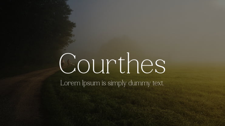 Courthes Font