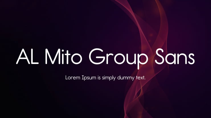 AL Mito Group Sans Font Family