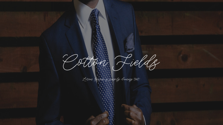 Cotton Fields Font