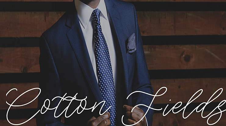 Cotton Fields Font